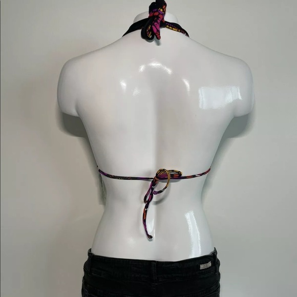 Point Conception Reversible 🌸 Floral Geometric Triangle Swimsuit Bikini Medium - Picture 6 of 9